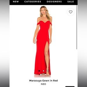 REVOLVE - red gown